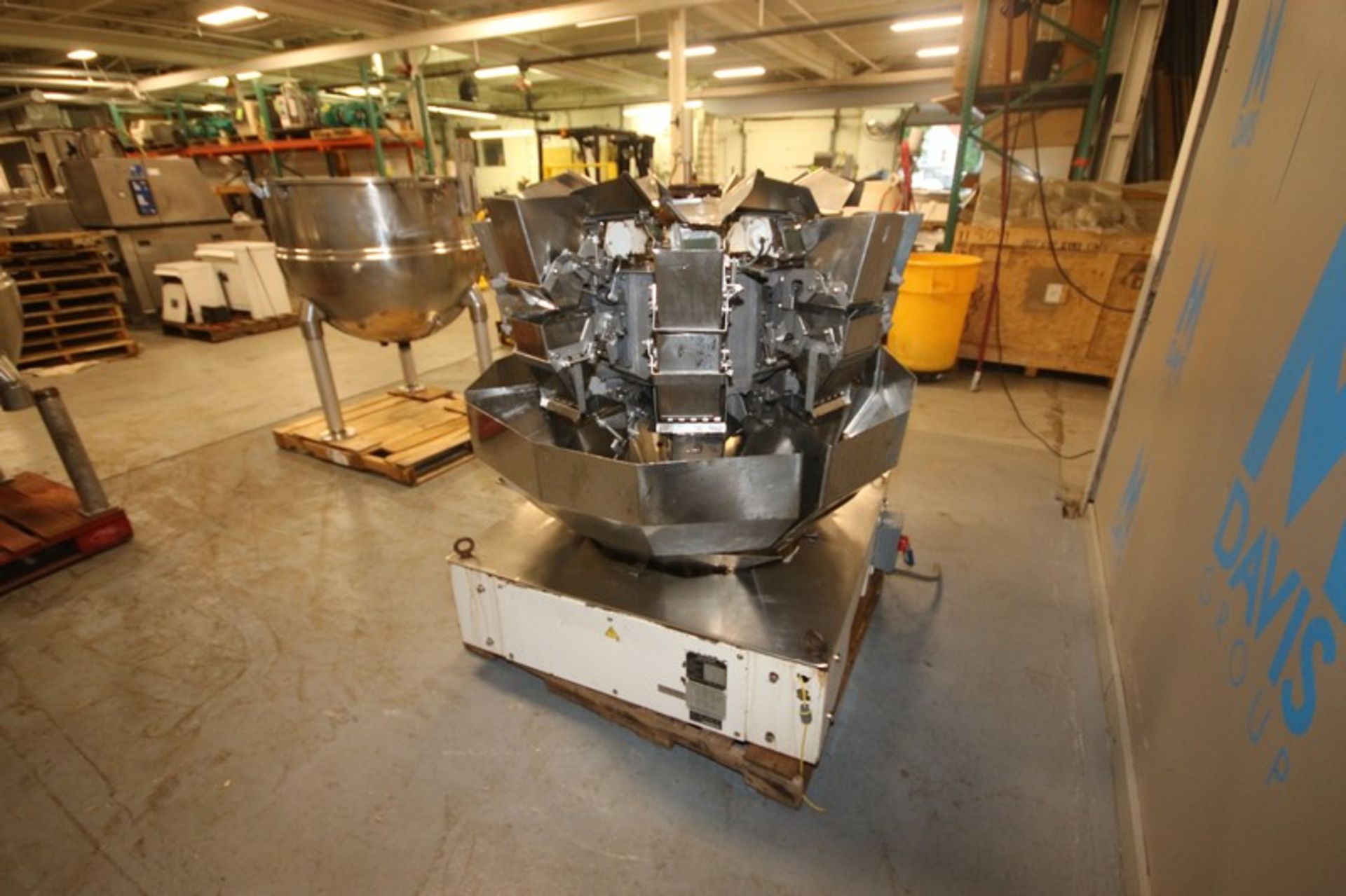 Ishida 8-Head Rotary Filler Scale, M/N CCW-Z, S/N 17018, 208 Volts, 3 Phase (NOTE: Does Not - Image 5 of 6