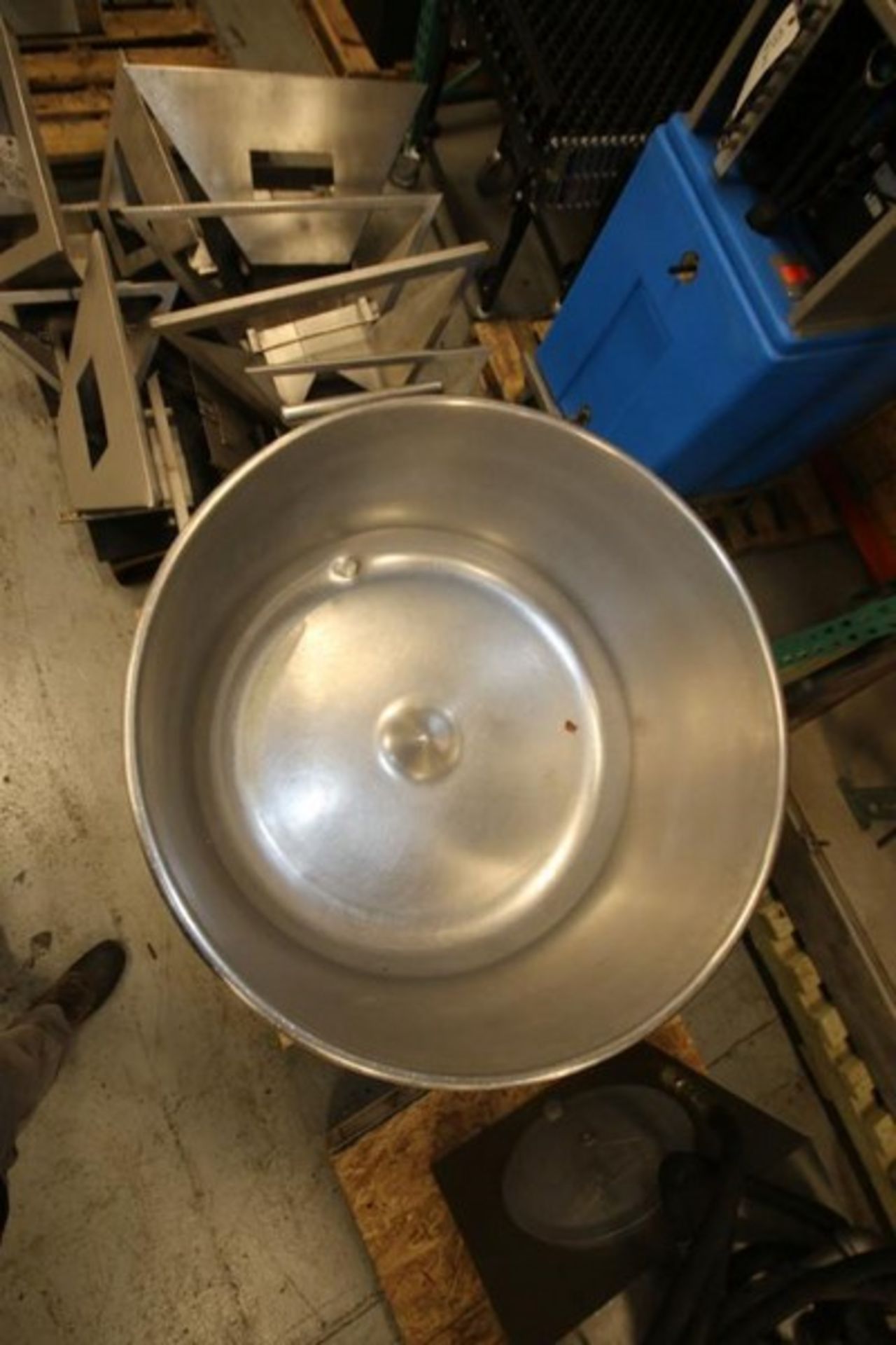 38" W x 21" D S/S Portable Mixing Bowl(INV#81416)(Located @ the MDG Auction Showroom in Pgh., PA)( - Image 2 of 2