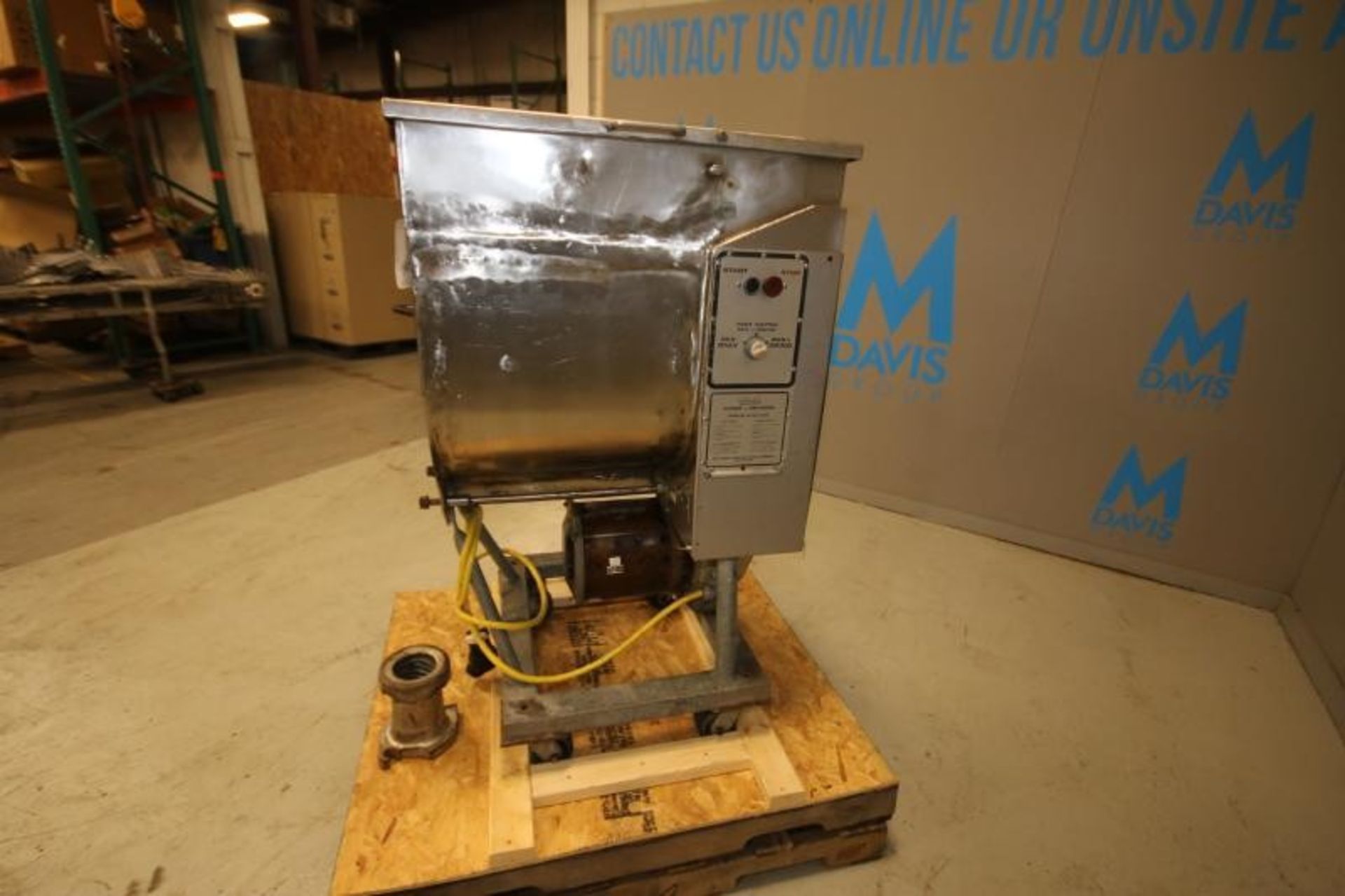 Hobart S/S Mixer / Grinder, Model 4346,SN 11-112-839, 208V 3 Phase, (Note: Machine Not Complete & - Image 4 of 7