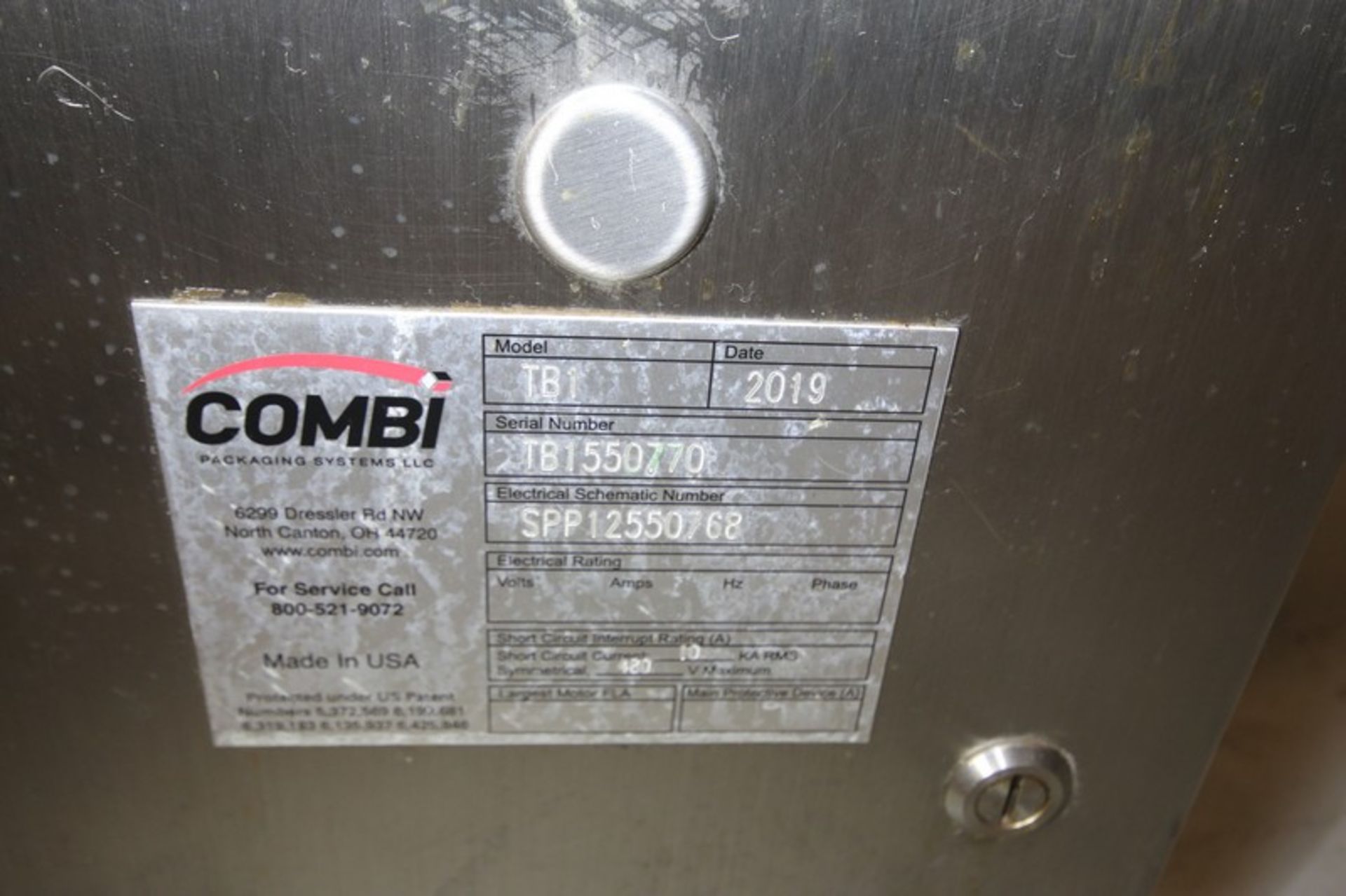 Combi Adustable S/S Case Sealer, Model TB1, SN TB1550770, 480V (INV#83495)(Located @ the MDG Auction - Image 6 of 6