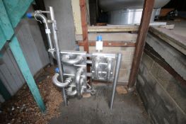 2.5" & 2" S/S Pipe Floverter Station, with (12) Connections with Jumpers (INV#79871)(Located @ the