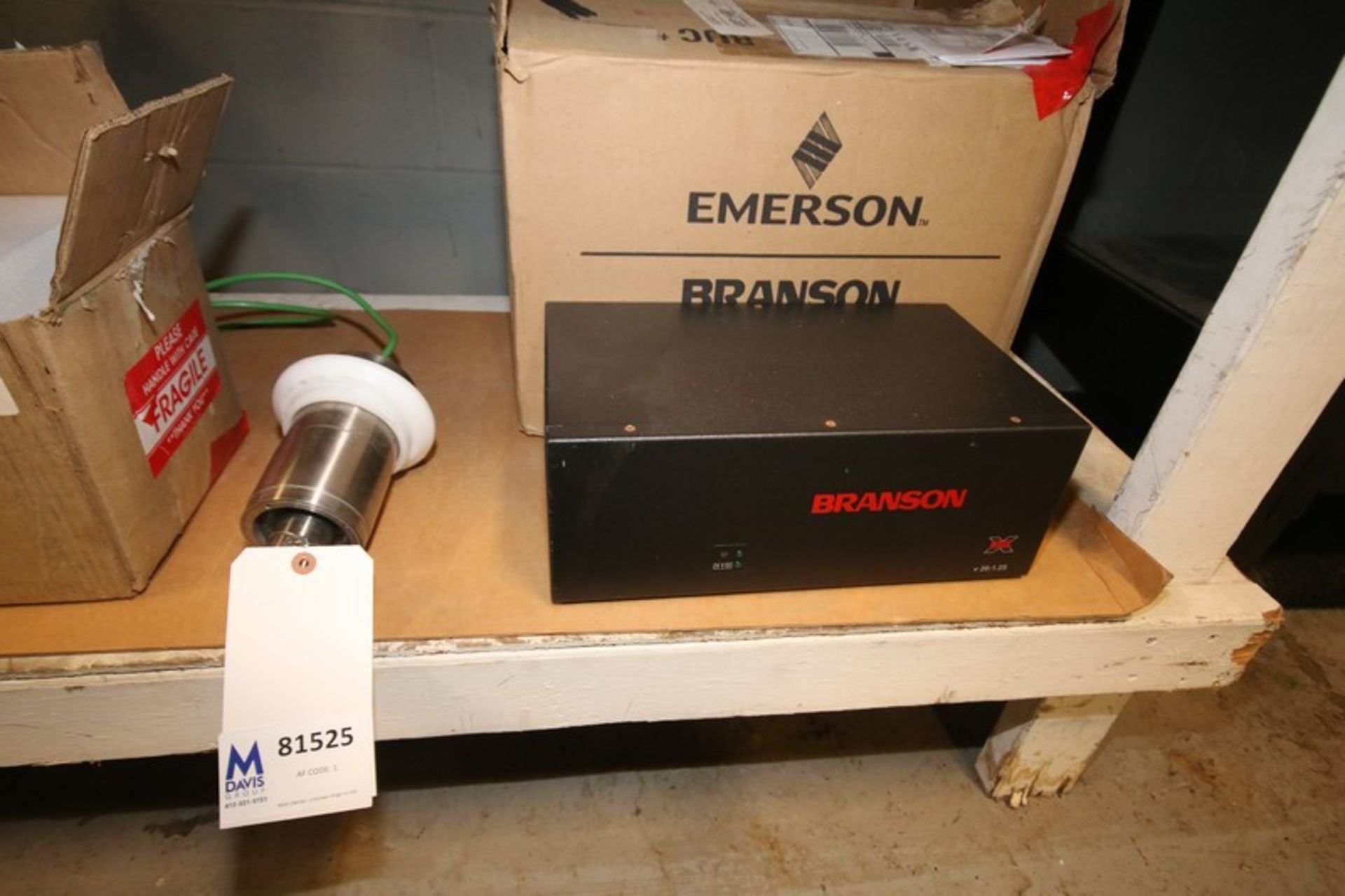 Branson Controller Model 1.25DCXV20VRT with Valve PN 159-135-209R,(INV#81525)(Located @ the MDG
