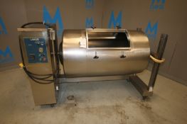 Lance 1,000 lb. Capacity S/S Vacuum Tumbler, Model LT 60, SN L10011094, 110V, (Note: Missing Lid) (