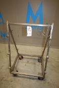 30" L x 24" W x 48" H S/S Portable Rack(INV#81449)(Located @ the MDG Auction Showroom in Pgh., PA)(