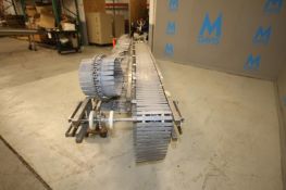 15'L x 29"W x 29"H S/S Conveyor with Dual 10"WPlastic Table Top Chain (Note: No Drive)(INV#81395)(