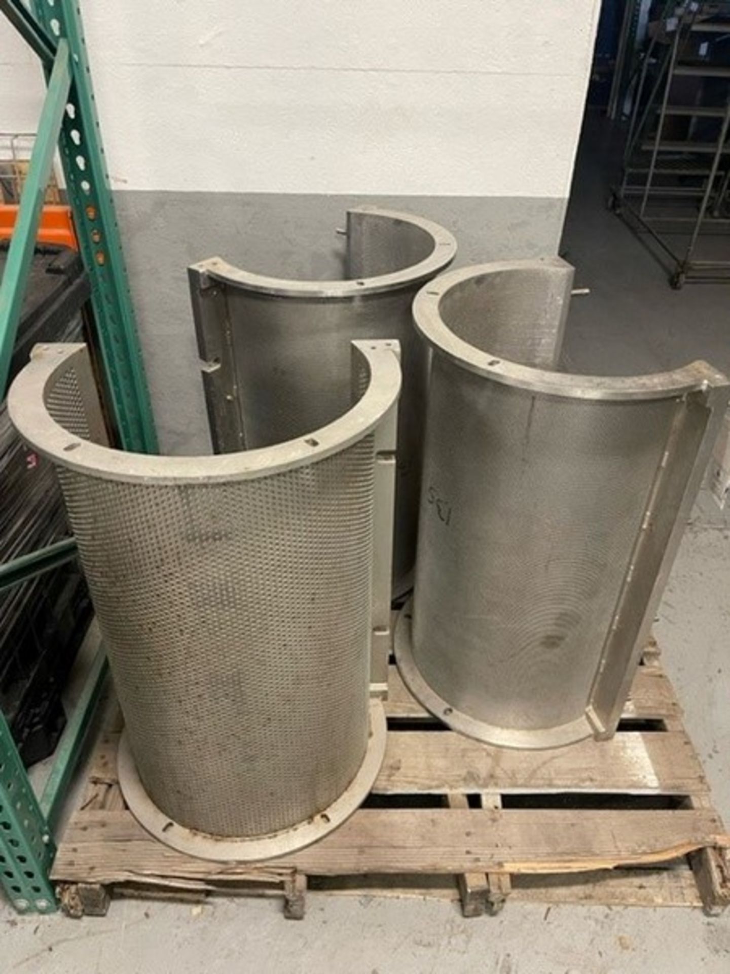 Lot of (3) Ahlstrom S/S Screens, Part No.: 2.0T6/2 26.10C4493-8748-1-2 & 6751-1-5, Dims.: Aprox.