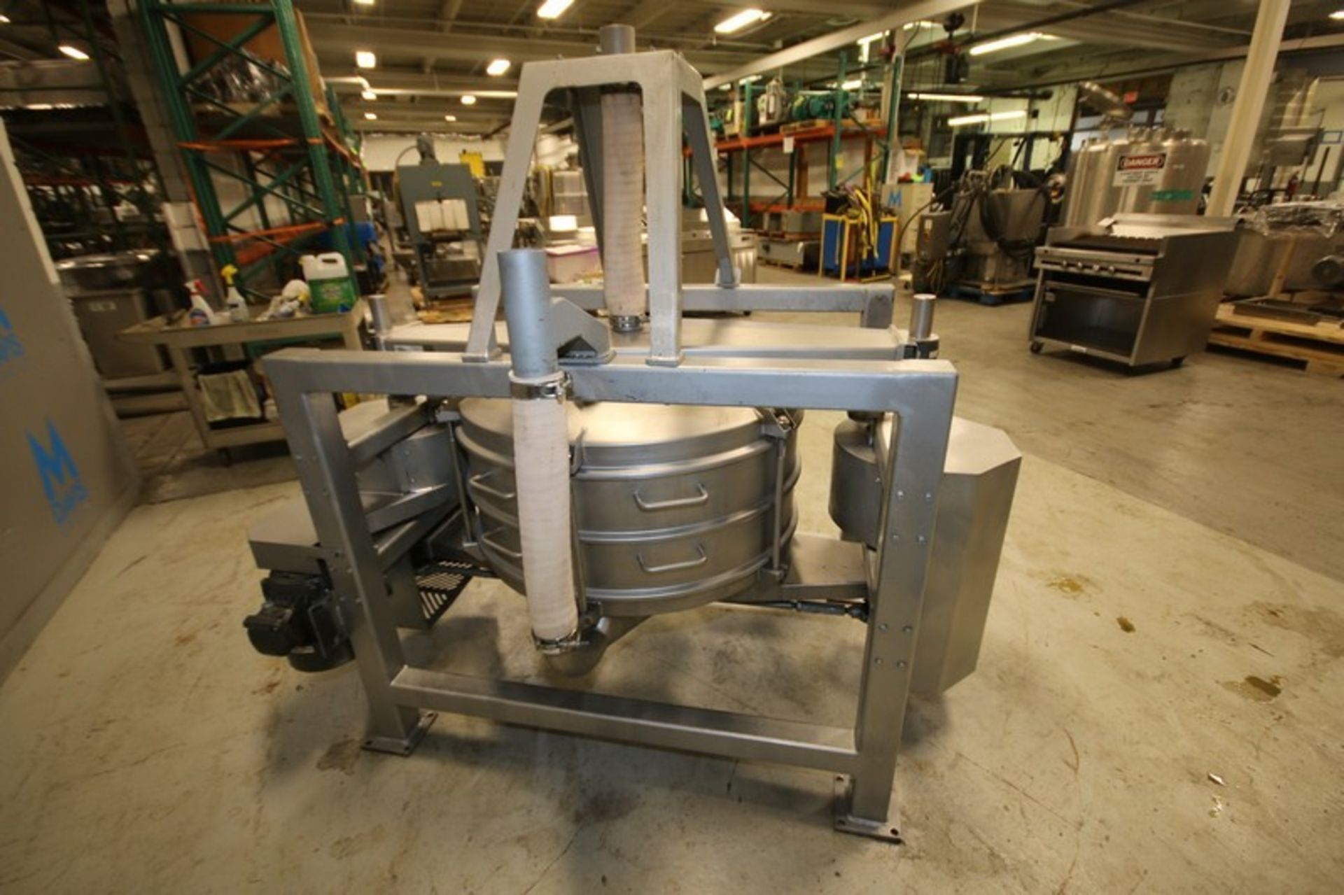 Great Western Manuf. Tru - Balance 36" Gyroscopic Pressure S/S Sifter, Model TB, SN 611/2, with 2 - Image 3 of 9