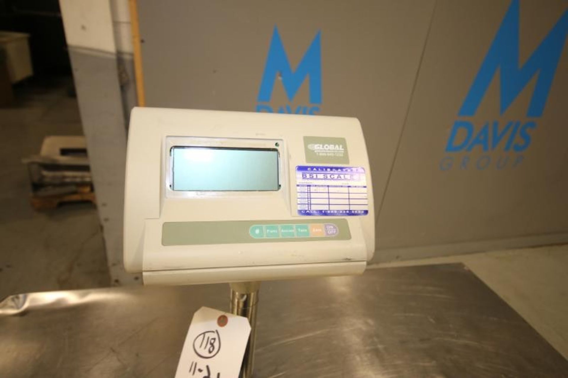 Global 650 lbs Digital Scale with 16" W x 20" LPlatform (INV#81411)(Located @ the MDG Auction - Image 2 of 2