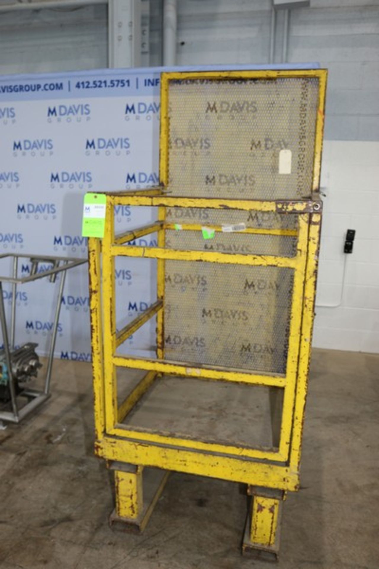 Man Cage Forklift Attachment, Overall Dimensions: Aprox. 37" L x 33-1/2" W x 82" H, with Swing - Image 4 of 4