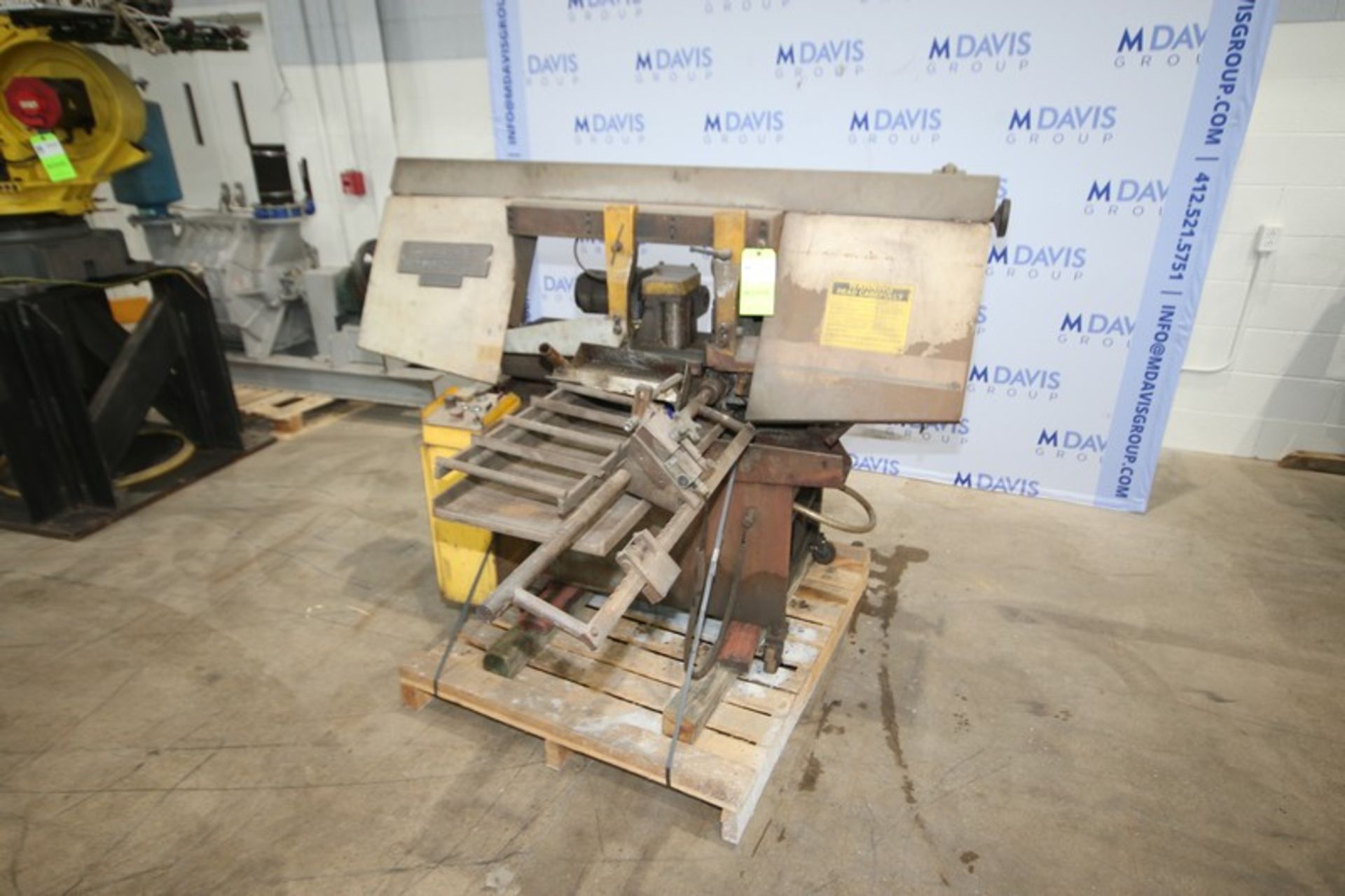 Startrite Horizontal Band Saw,M/N HB280A, S/N 151622, 208/240 Volts, 3 Phase, Mounted on Portable