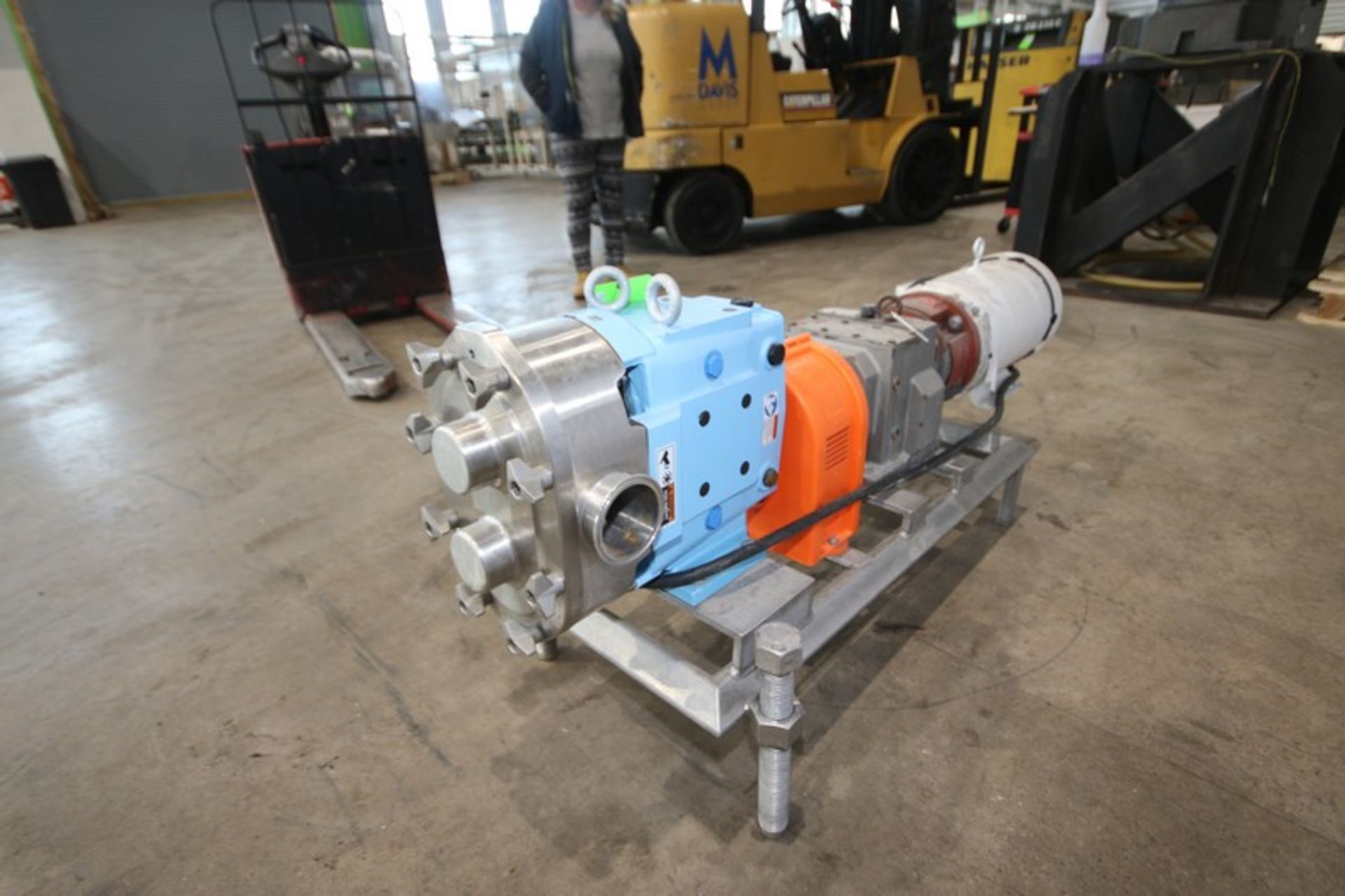 2020 SPX 10 hp Positive Displacement Pump, M/N 130 U1R2, S/N 1000003908697, with Aprox. 3" Clamp - Image 5 of 7
