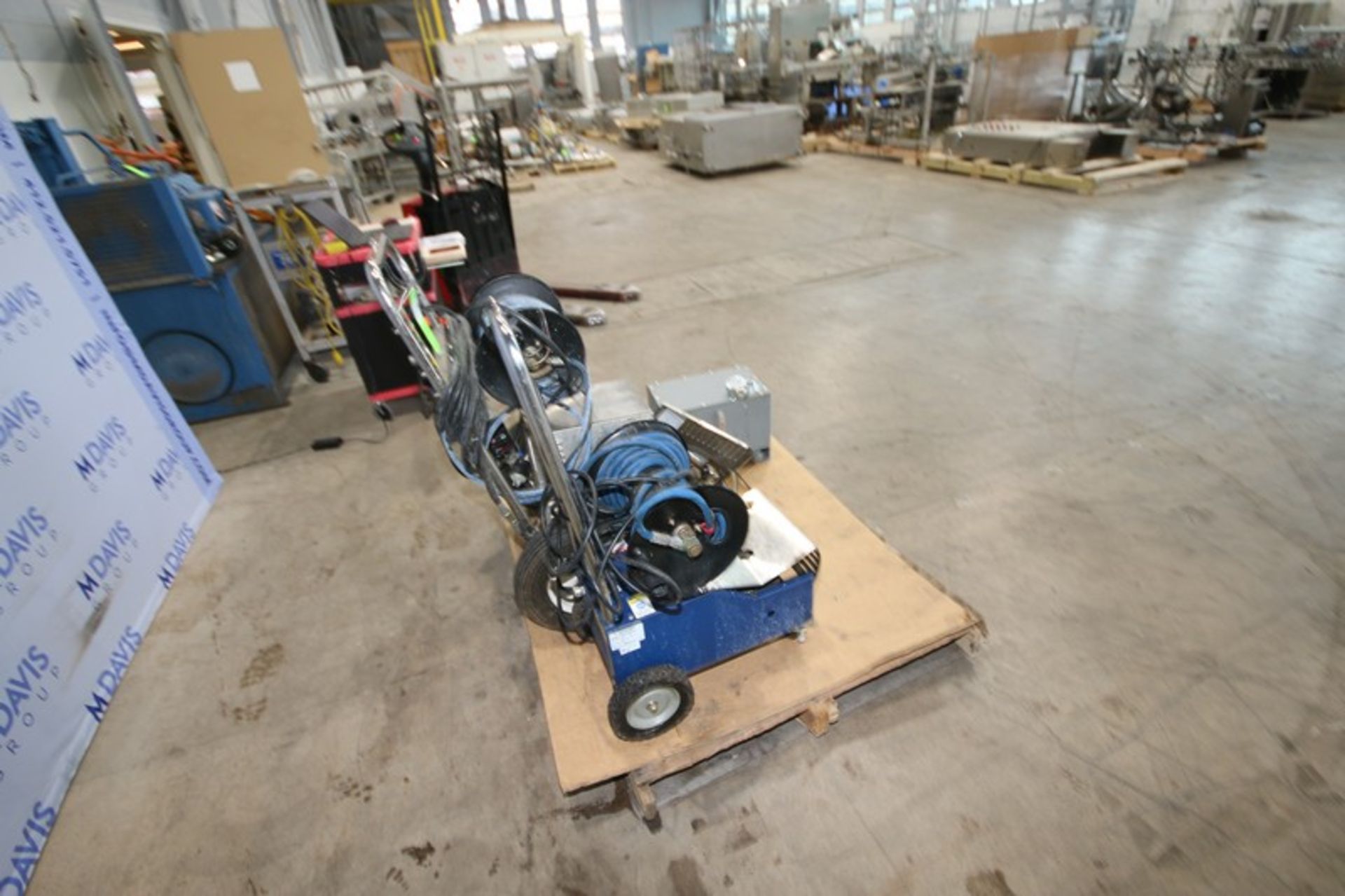Pallet of Assorted Goodway Pressure Washers, Mounted on Portable Frames, with (1) Gasoline Reservoir - Image 6 of 6