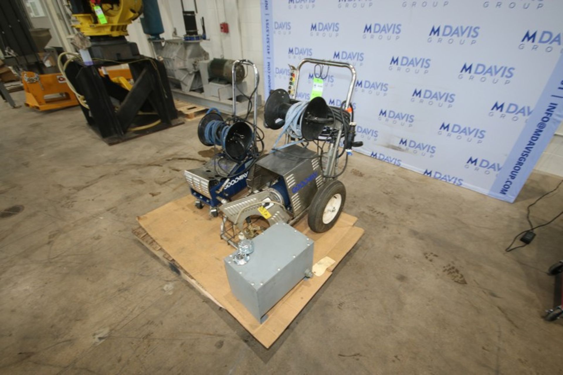 Pallet of Assorted Goodway Pressure Washers, Mounted on Portable Frames, with (1) Gasoline Reservoir - Image 5 of 6