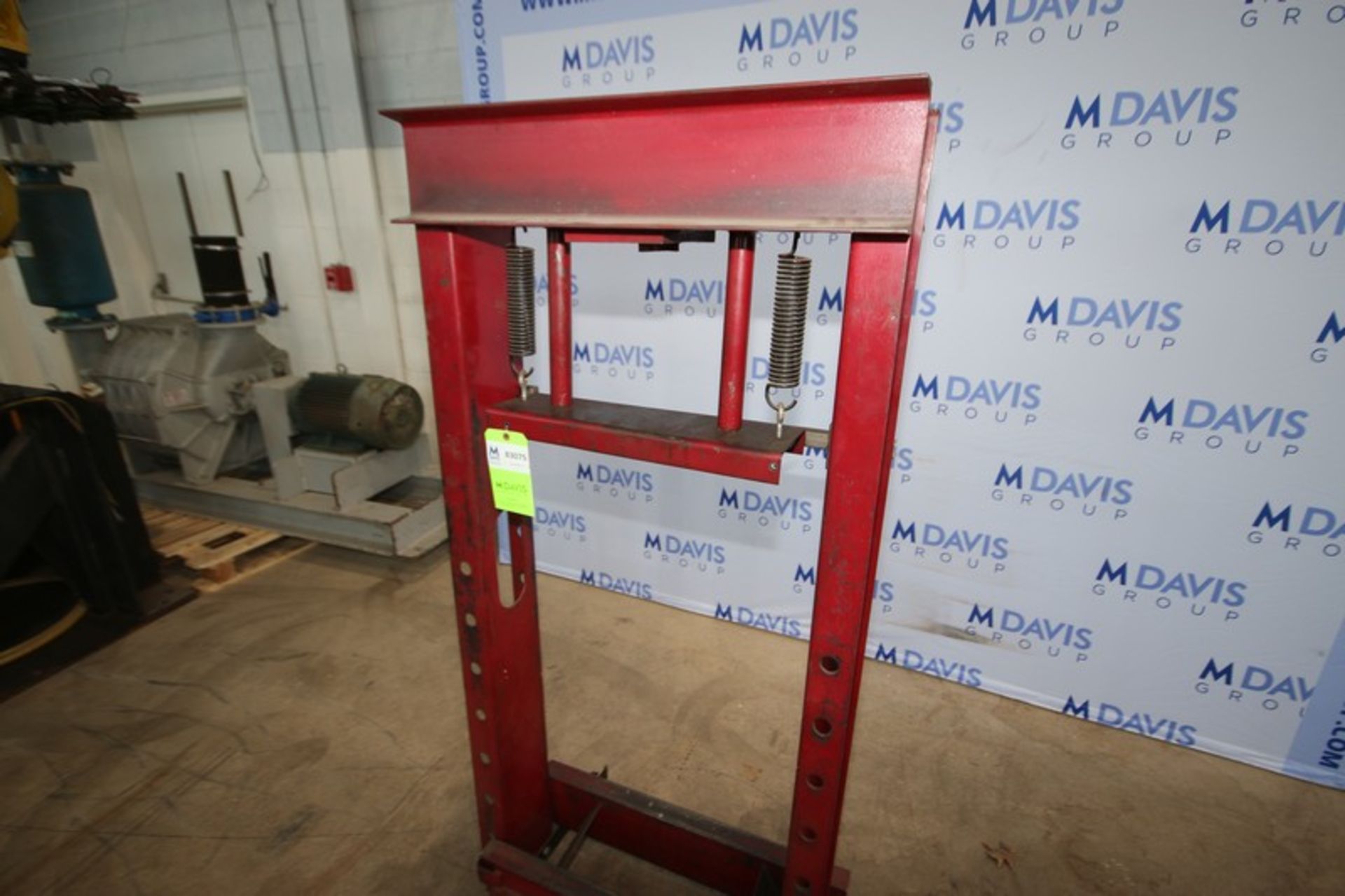 Hydraulic Press Frame, Overall Dims.: Aprox. 33" L x 65" H (NOTE: Missing Press Components--See - Image 3 of 4