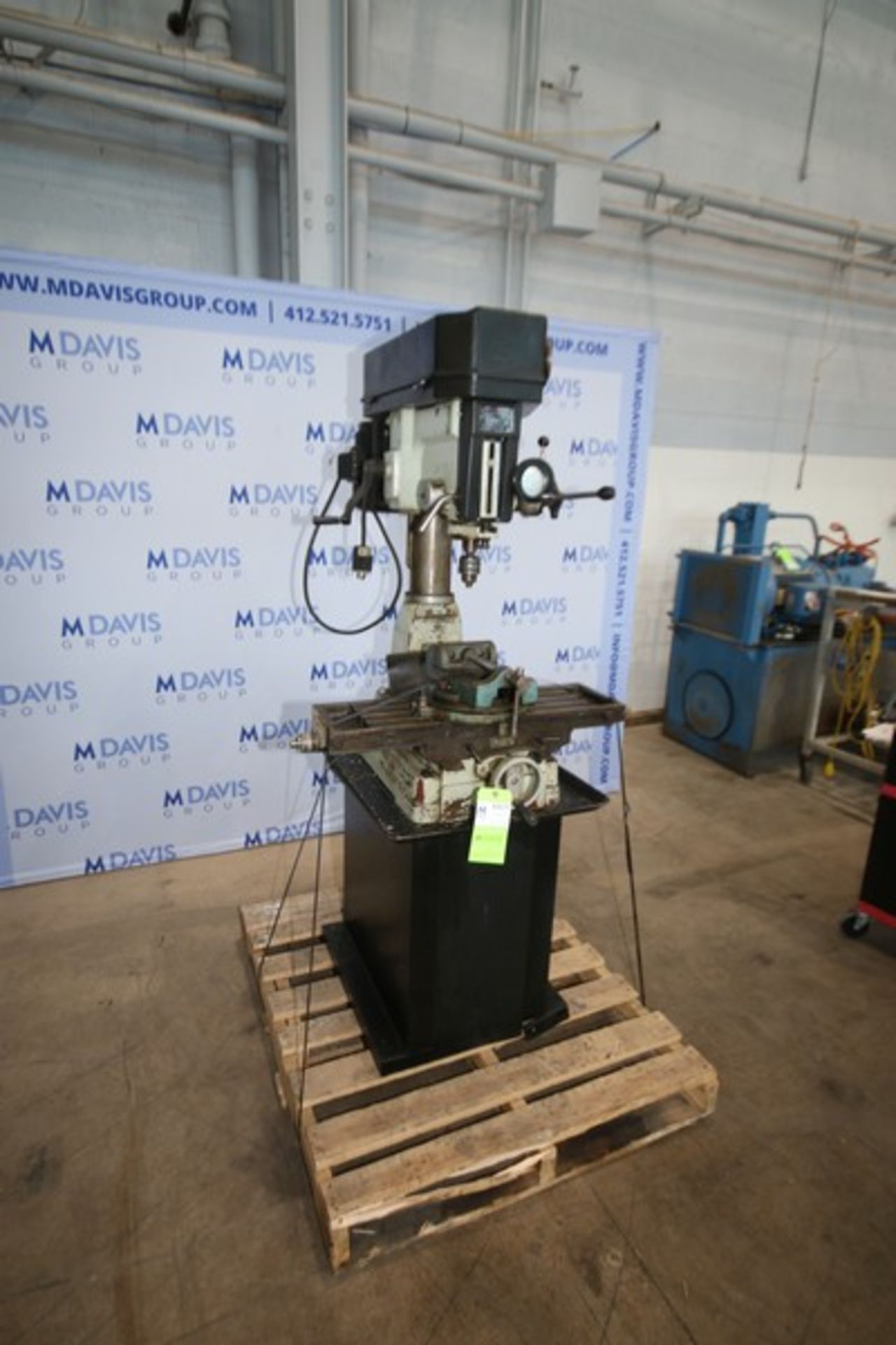 Vertical Drill Press, with Vise, with 12-Speed Motor, with 1720 RPM with Adjustable Table (INV# - Image 2 of 12