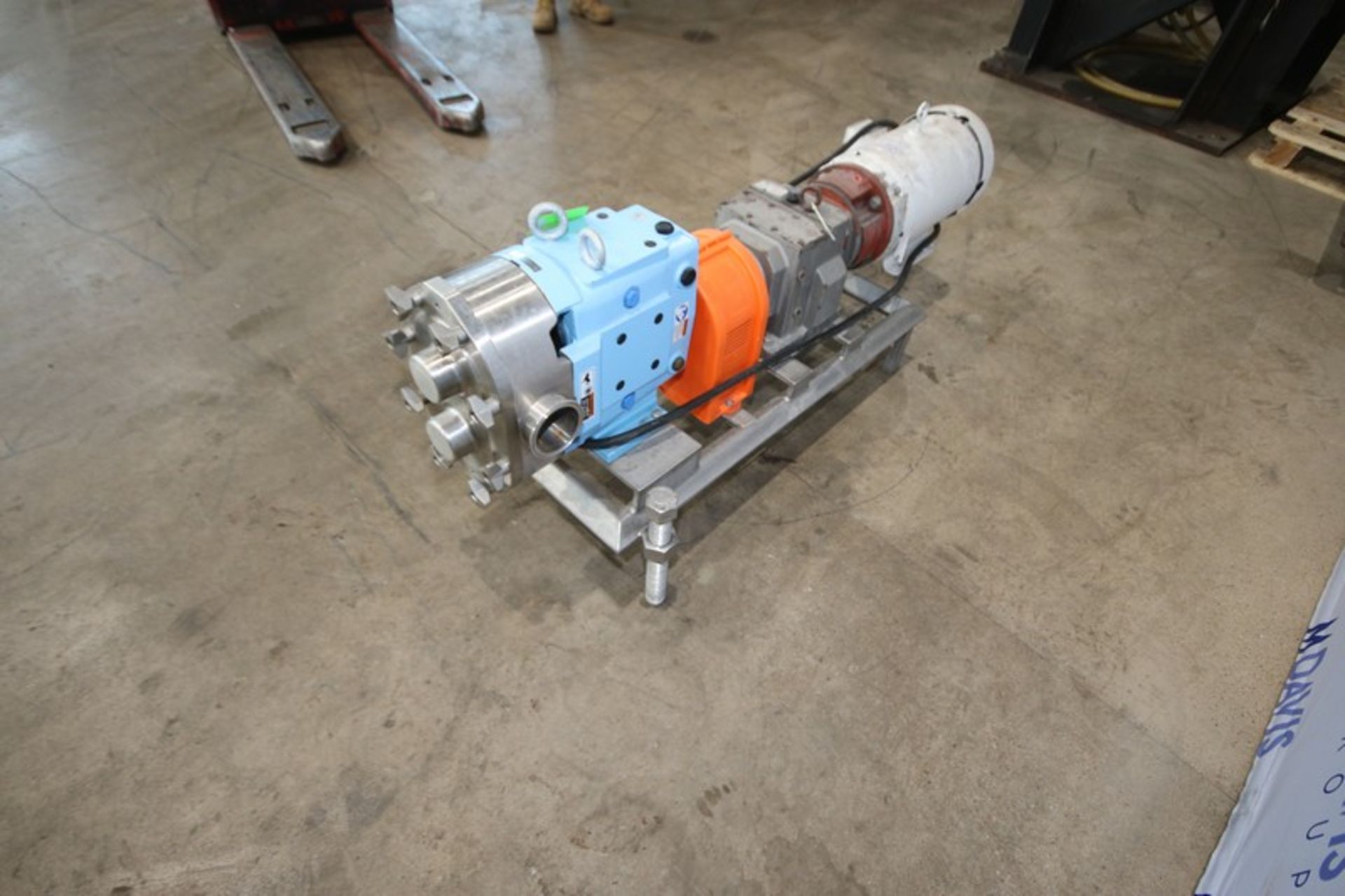 2020 SPX 10 hp Positive Displacement Pump, M/N 130 U1R2, S/N 1000003908697, with Aprox. 3" Clamp - Image 4 of 7