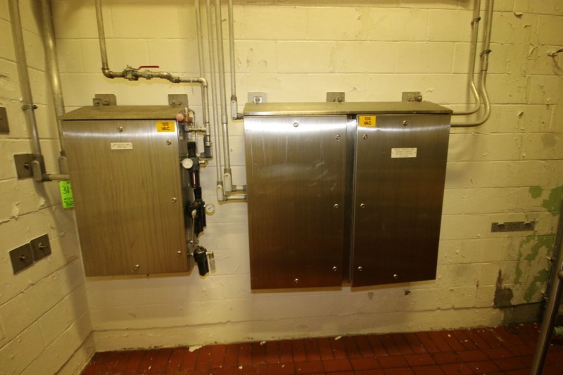 S/S Double Door Control Cabinet, with Allen-Bradley 14-Slot PLC, Includes (3) Allen-Bradley 1336