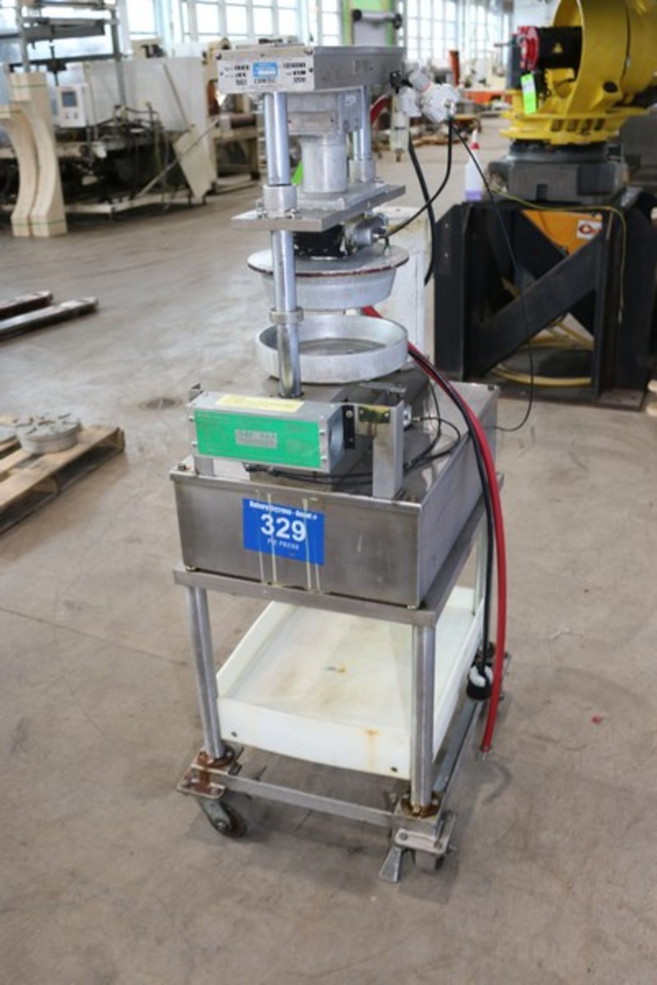 Comtec Pie & Tart Press, M/N 2200, S/N C-2348, 220 Volts, 1 Phase, Mounted on S/S Portable Frame ( - Image 5 of 6