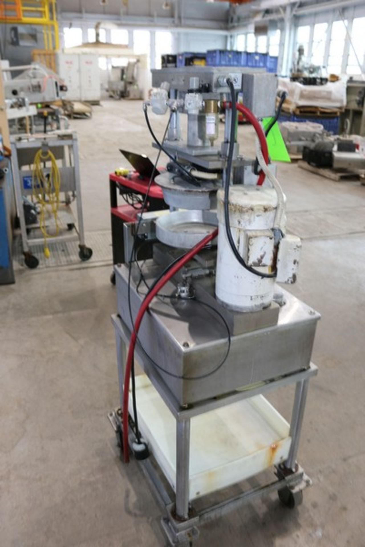 Comtec Pie & Tart Press, M/N 2200, S/N C-2348, 220 Volts, 1 Phase, Mounted on S/S Portable Frame ( - Image 6 of 6
