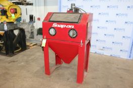 Snap-On Dual Compartment Sand Blast Unit, with Top Mounted Motor (INV#83079)(Located @ the MDG