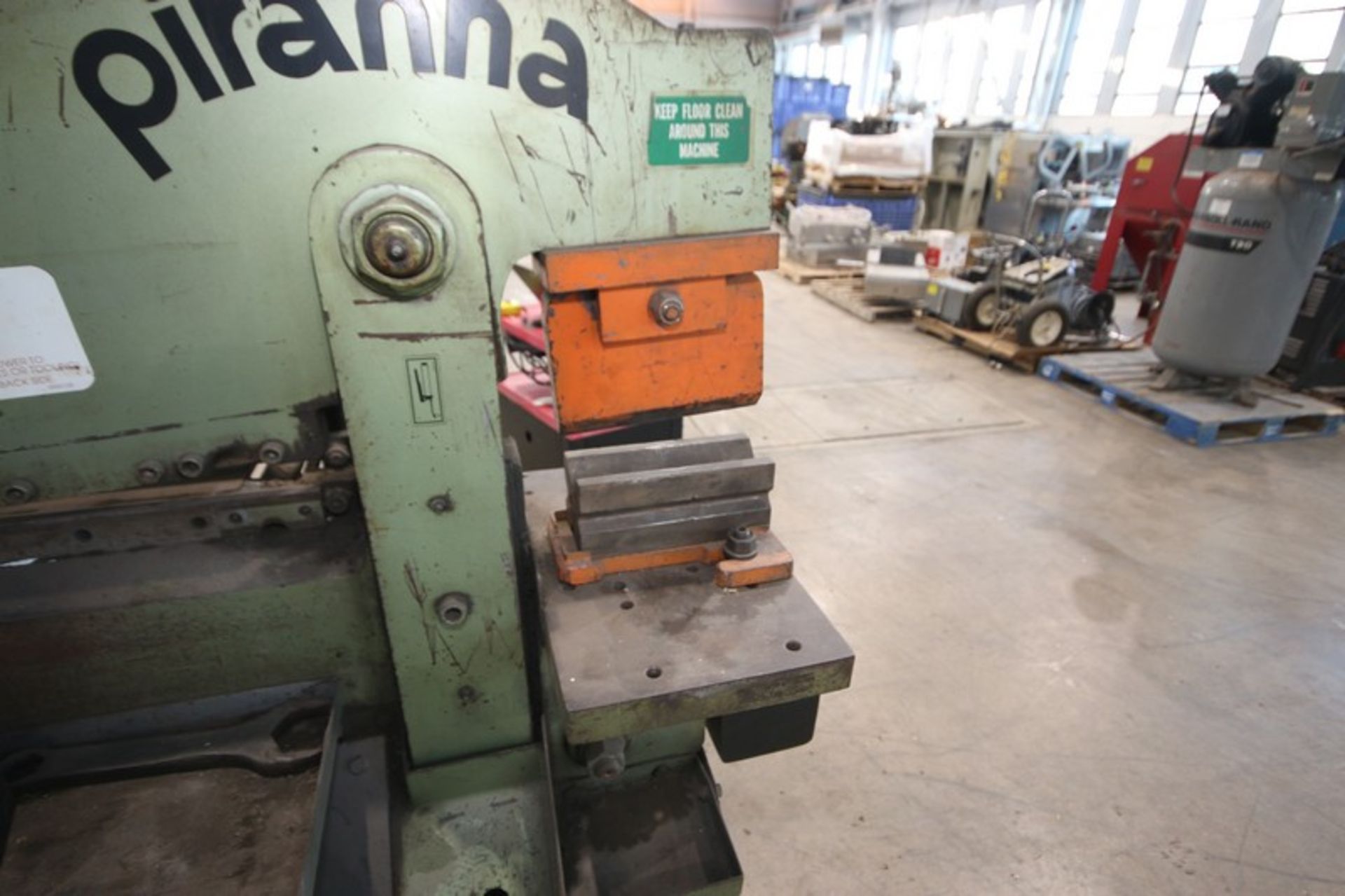 Piranda Ironworker, M/N P50, with Foot Control, with Aprox. 8" L Working Area, (INV#83071)(Located @ - Image 4 of 9