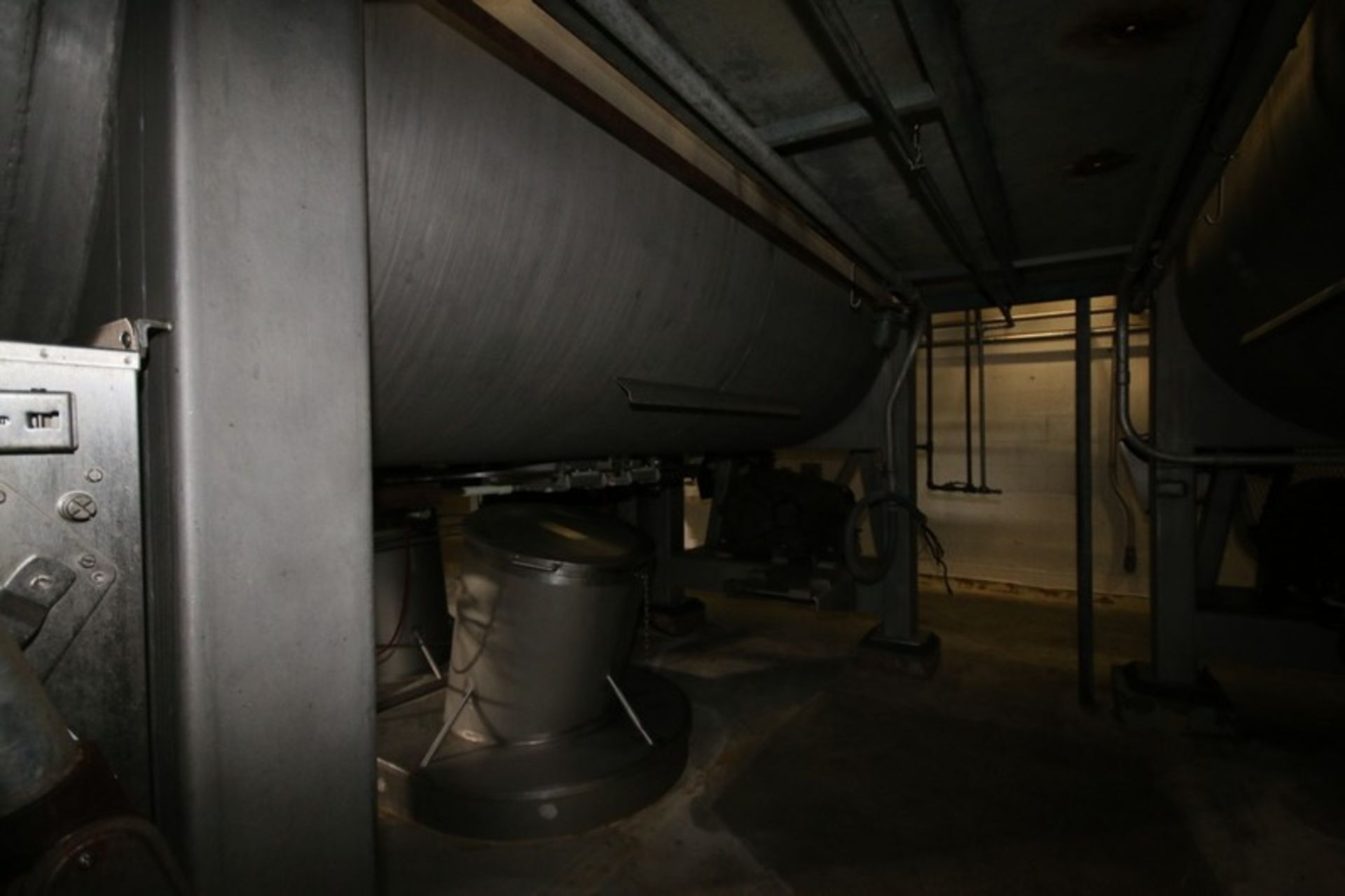 14,000 lb. S/S Ribbon Blender, S/N 70-197, L.H., Internal Blending Compartment Dims.: Aprox. 144" - Image 10 of 14