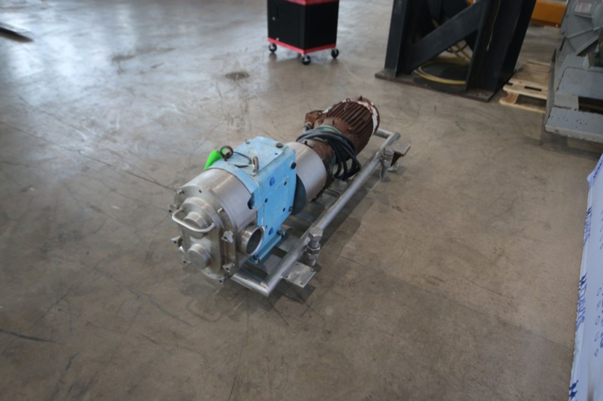 2015 SPX 7.5 hp Positive Displacement Pump, M/N 220U1, S/N 300728 R2-3, with 1760 RPM Motor, 230/460 - Bild 2 aus 7
