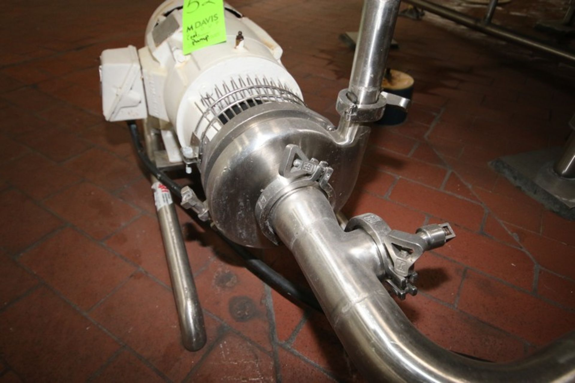 Puriti 7.5 hp Centrifugal Pump, S/N 23094998, with Reliance 3510 RPM Motor, with Aprox. 3" x 1-1/ - Image 4 of 4