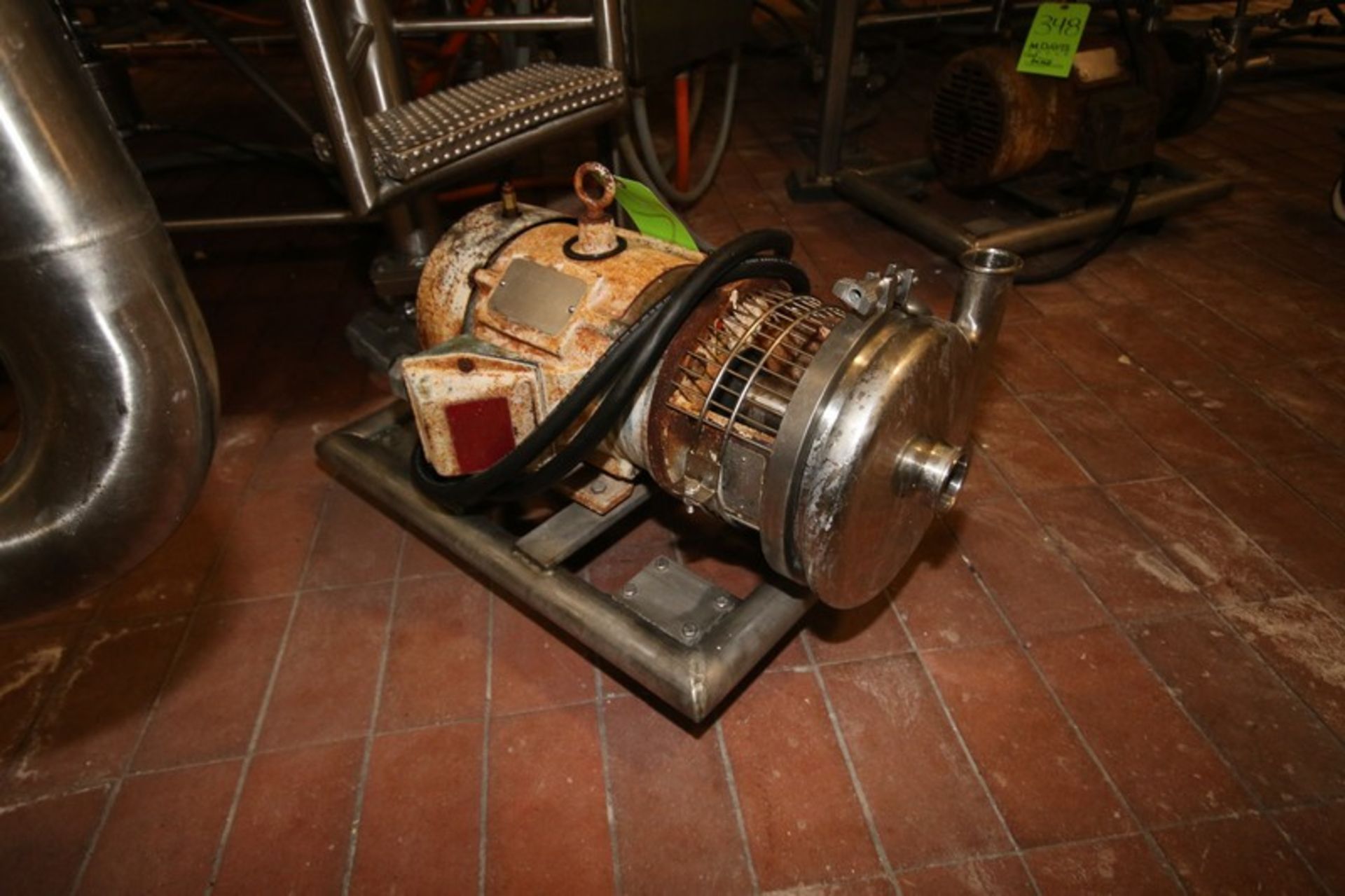 Puriti 5 hp Centrifugal Pump, M/N C218, S/N 212866 97, with Reliance 1755 RPM Motor, 208-230/460 - Image 4 of 5