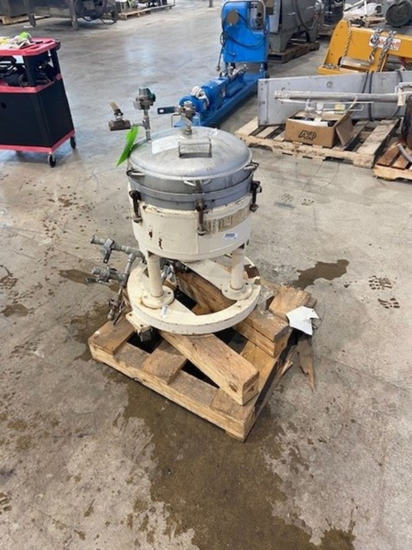 Pressure Vessel, with Pressure Lid, Mounted on Portable Mild Steel Frame (INV#77646)(Located @ the - Bild 3 aus 3