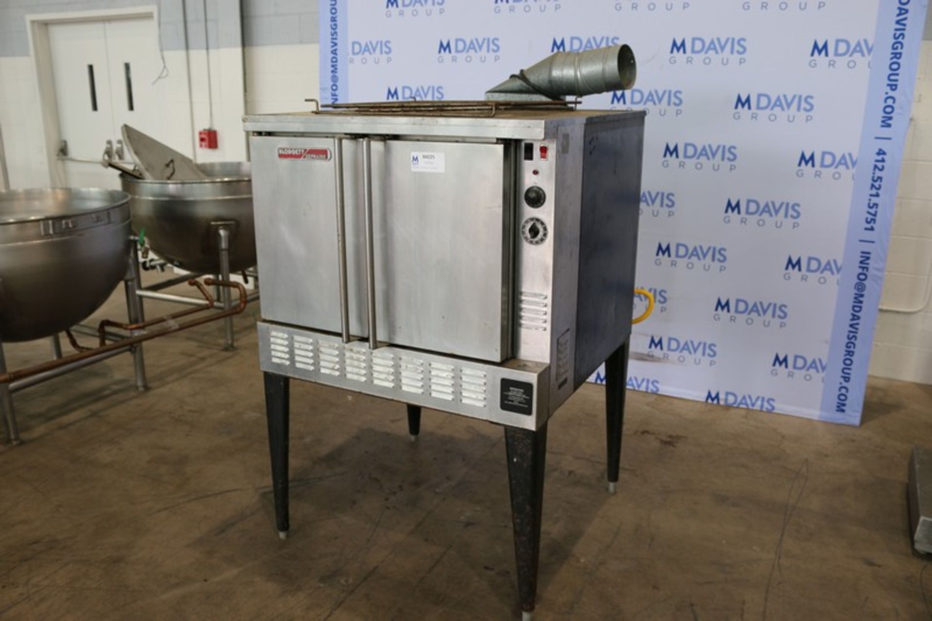 Blodgett Double Oven,On Legs, Overall Dims.: Aprox. 50" L x 38" W x 67" H (INV#84225) (Located @ the