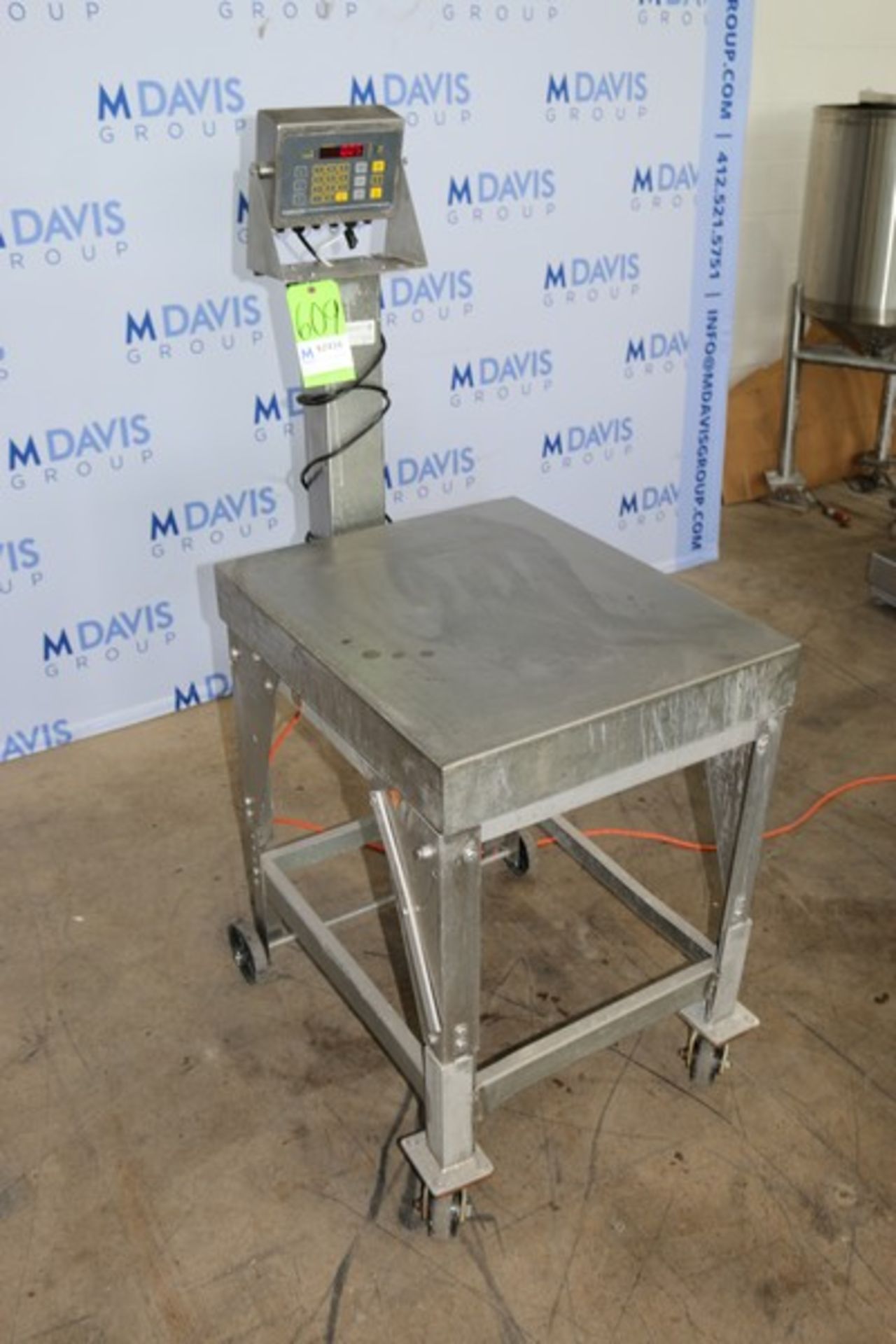 Fairbanks S/S Platform Scale,with Aprox. 28" L x 23" W S/S Platform, Mounted on S/S Portable