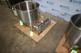 Volumetric Single Piston Filling Machine, M/N 1590i, S/N 1600-30488, with S/S Infeed Funnel(INV#