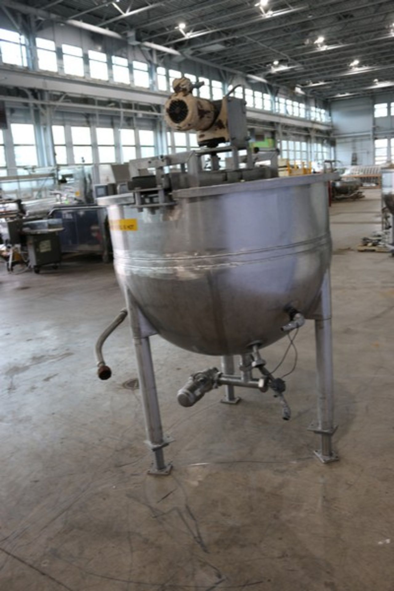 Lee 300 Gal. S/S Kettle,M/N 300A55, S/N A2752A2, Internal Jacket 100 PSI @ 350 F, 150 PSI, with 2 hp - Bild 3 aus 13