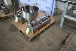 Quantitative Single Piston Filling Machine, M/N G46, Filling Range: 50-500 ML (g), with S/S Infeed