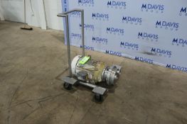 WCB 20 hp Centrifugal Pump, M/N 2085LR, S/N 35376804, with 1760 RPM Motor, 230/460 Volts, 3 Phase,