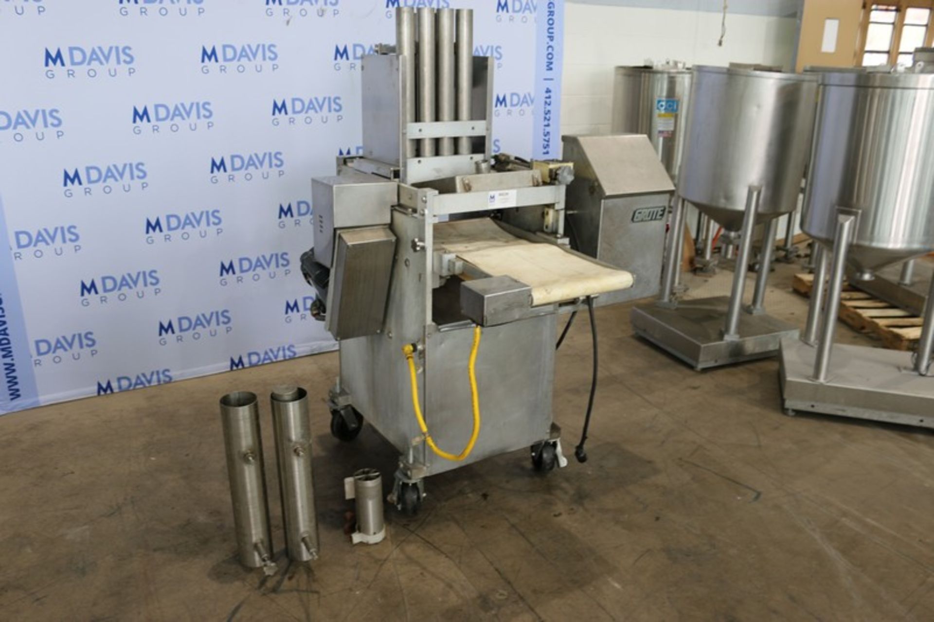 Grote S/S Multi-Slicer,M/N 713, S/N 1047816, with Aprox. 14" W Outfeed Belt, with S/S Infeed Chutes,