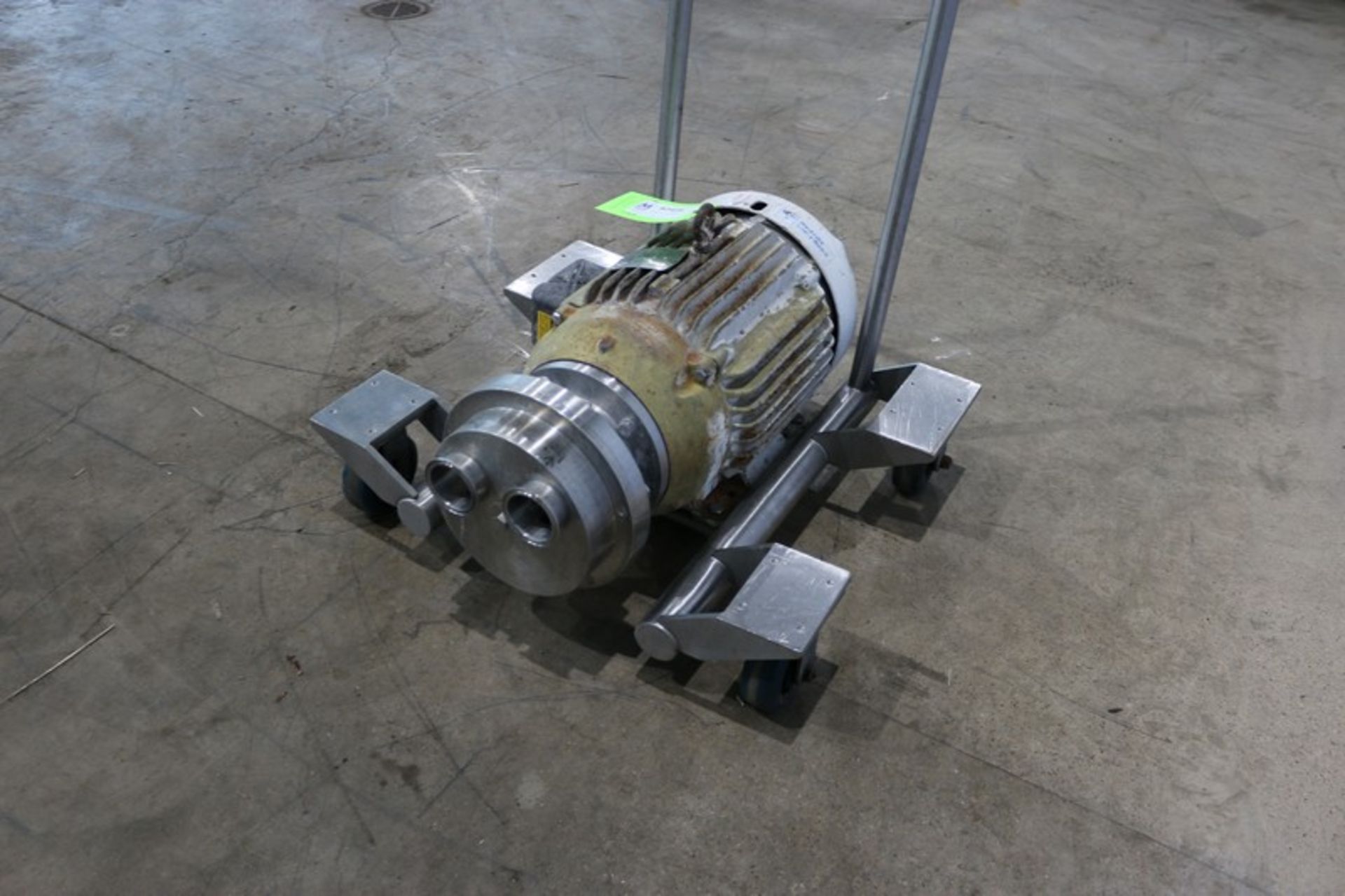 WCB 20 hp Centrifugal Pump, M/N 2085LR, S/N 35376804, with 1760 RPM Motor, 230/460 Volts, 3 Phase, - Bild 5 aus 8