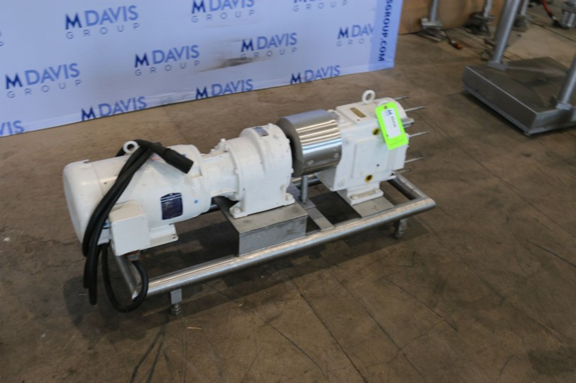 WCB 7.5 hp Positive Displacement Pump,  M/N 60, S/N 115550, with Baldor 1770 RPM Motor, 208-230/ - Image 2 of 8