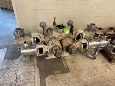 Braun & Lubbe Metering Pump System,S/N 294202, with (3) Pallets of Associated Parts, Including 15 hp