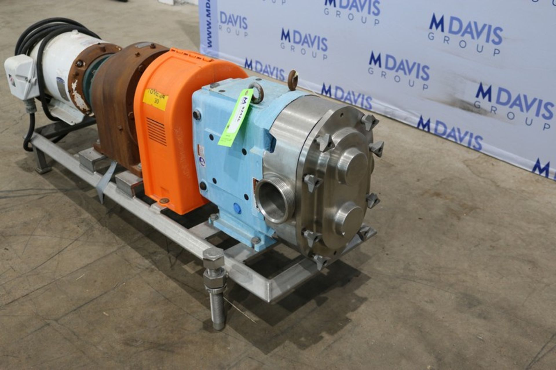 2015 SPX 15 hp Positive Displacement Pump,M/N 220 U1, S/N 3034802 R2-9, with Aprox. 4" Thread Type - Image 3 of 8