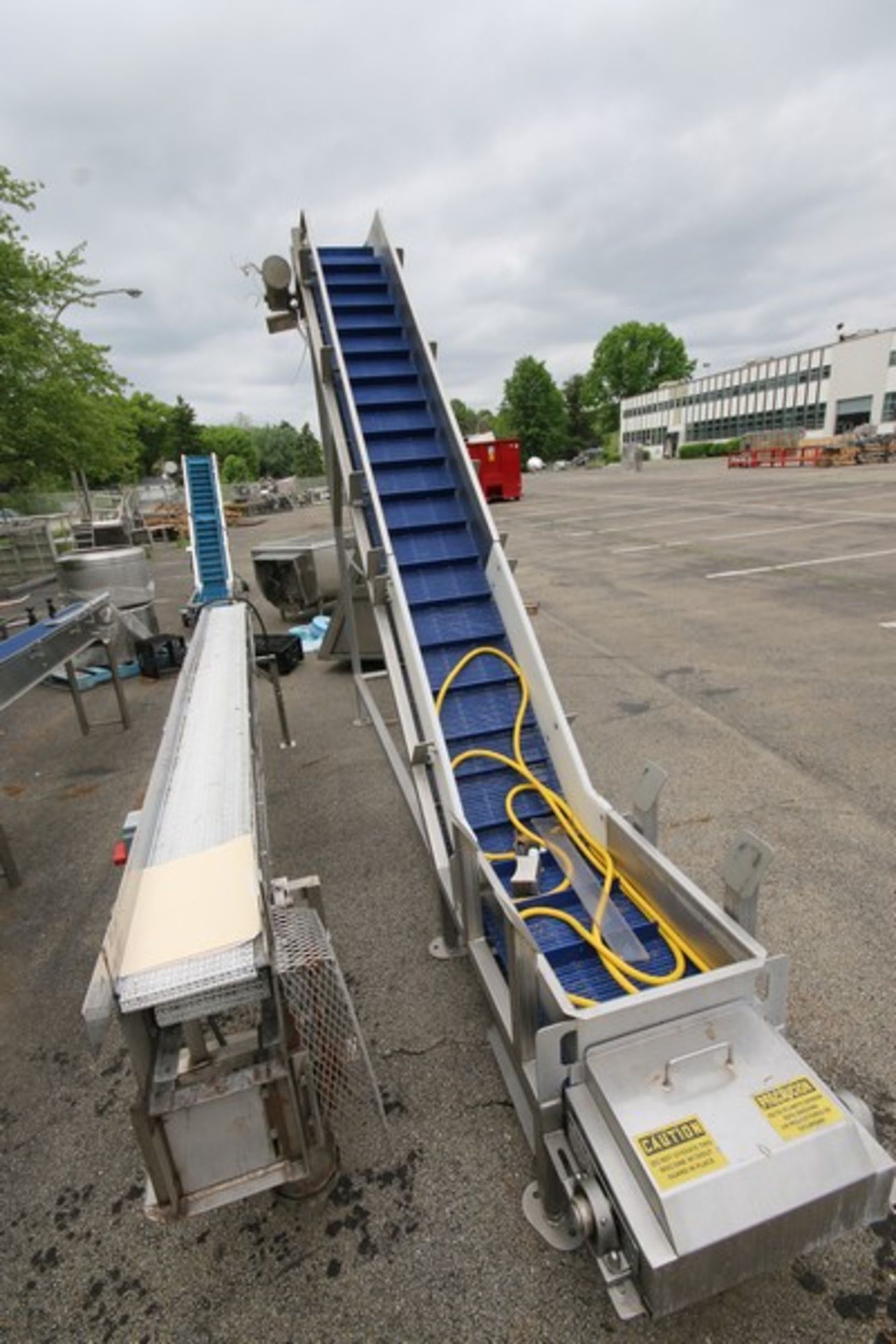 HMI Incline Conveyor with Cleats, Belt to Ground: Aprox. 8 ft. 5” H, with Aprox. 9” Cleat Spacing, - Image 6 of 6