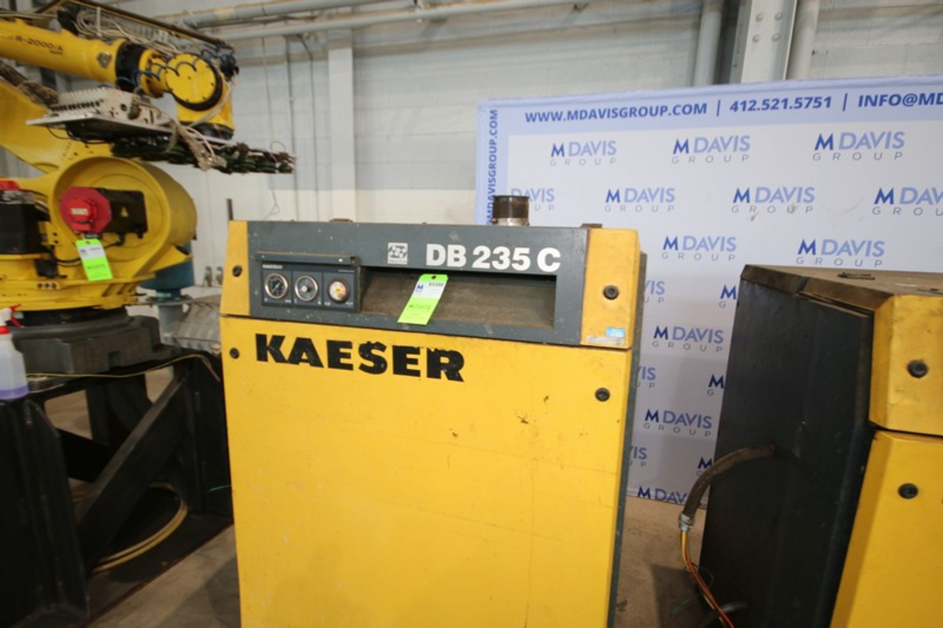 Kaeser Air Compressor,M/N DB 235C, S/N 1588 (INV#83388)(Located @ the MDG Auction Showroom 2.0 in - Bild 2 aus 3