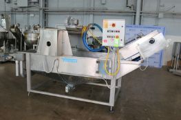 2006 Technoceam Veggy Washer,TIPO: Washer, S/N 27, with Aprox. 44" W Plastic Interlox Belt, with