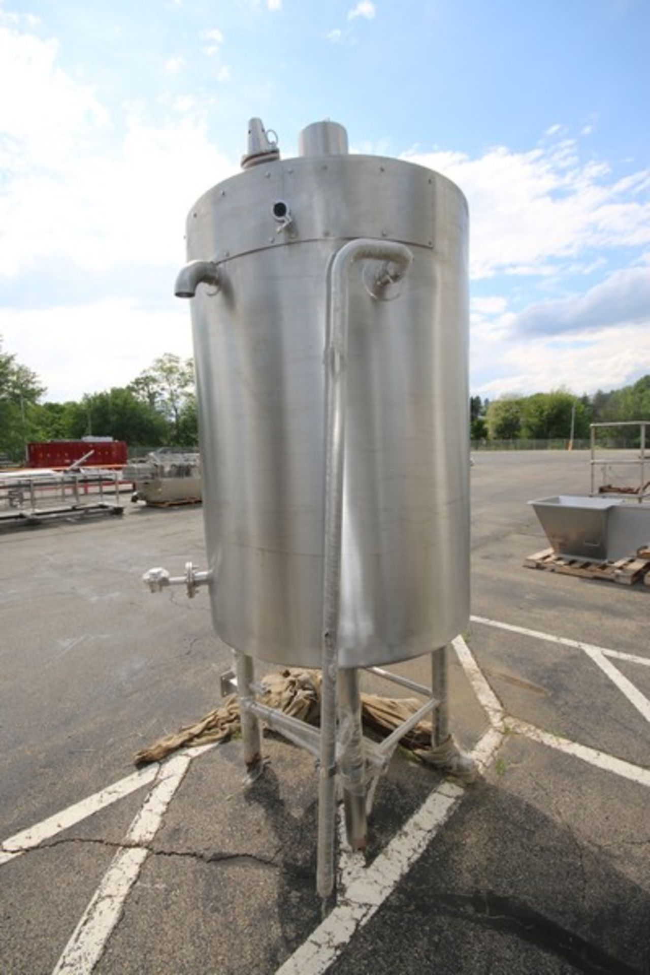 2013 ABC Process Solutions 1,000 LTRS S/S Vertical SERUM Tank, MOC: AISI 316, Job No.: SST 1002, - Image 3 of 5