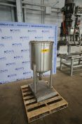 DCI Inc. 50 Gal. S/S Single Wall Tank, Tank Internal Dims.: Aprox. 25" Deep x 24" Dia., with S/S