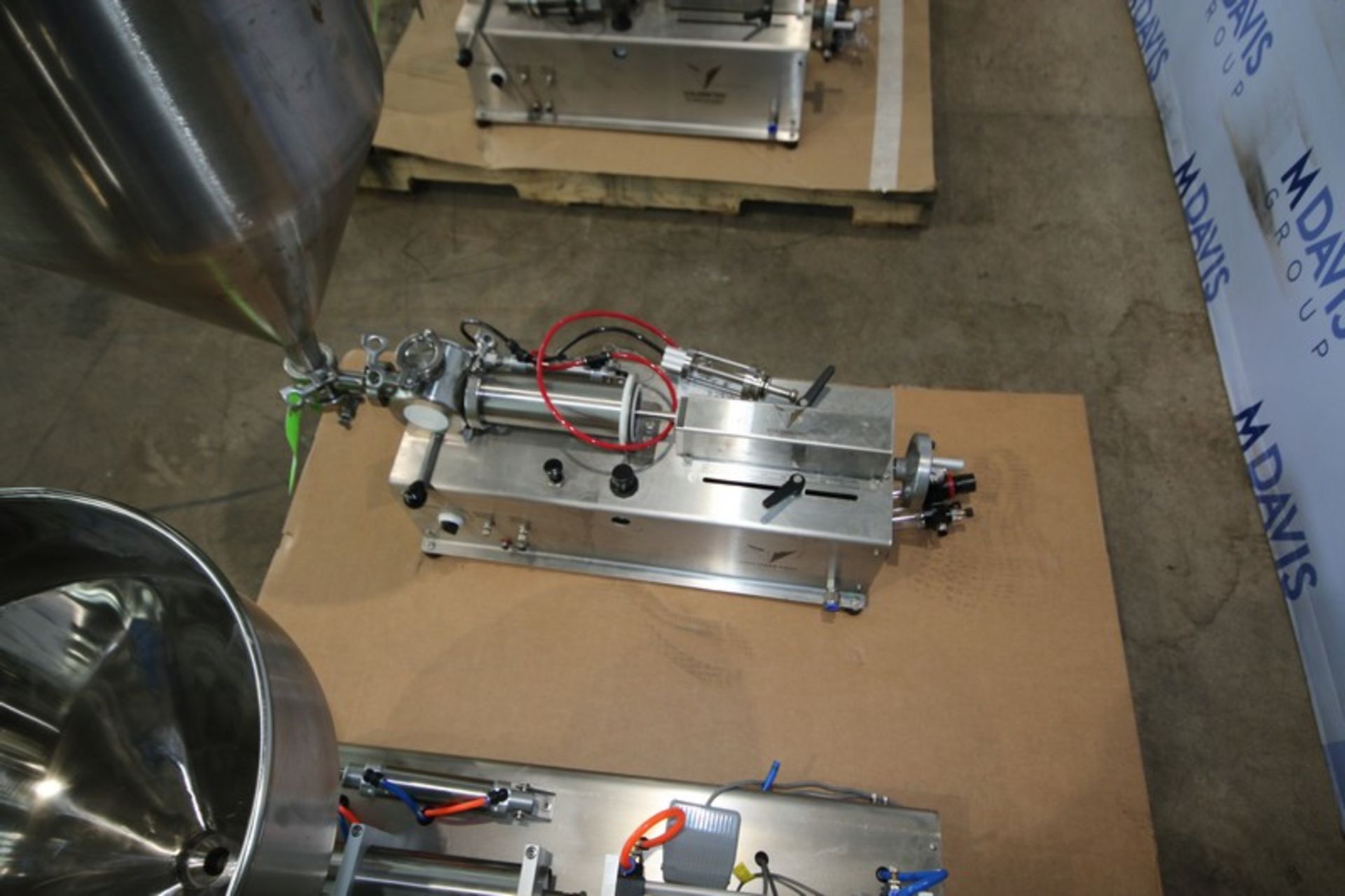 Volumetric Single Piston Filling Machine, M/N 1590i, S/N 1600-30488, with S/S Infeed Funnel (INV# - Image 5 of 7