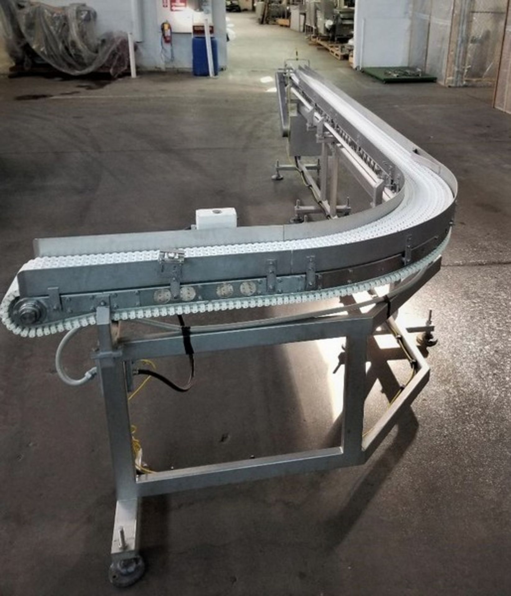 Aprox. 8" W x 16' L S/S Sanitary Intralox Conveyor with 90 Degree Turn, 1/2 hp Drive, 208/230/460 V, - Image 5 of 5