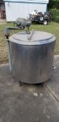 Damrow 100 Gal. S/S Tank, M/N 100-GA, S/N 951121, Type V-H, with S/S Hinge Lids, with Top Mounted