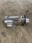 Alfa laval LKH15 All Stainless Centrifugal Pump, 2x2.5, Equipped with a 3 hp Sterling Motor with